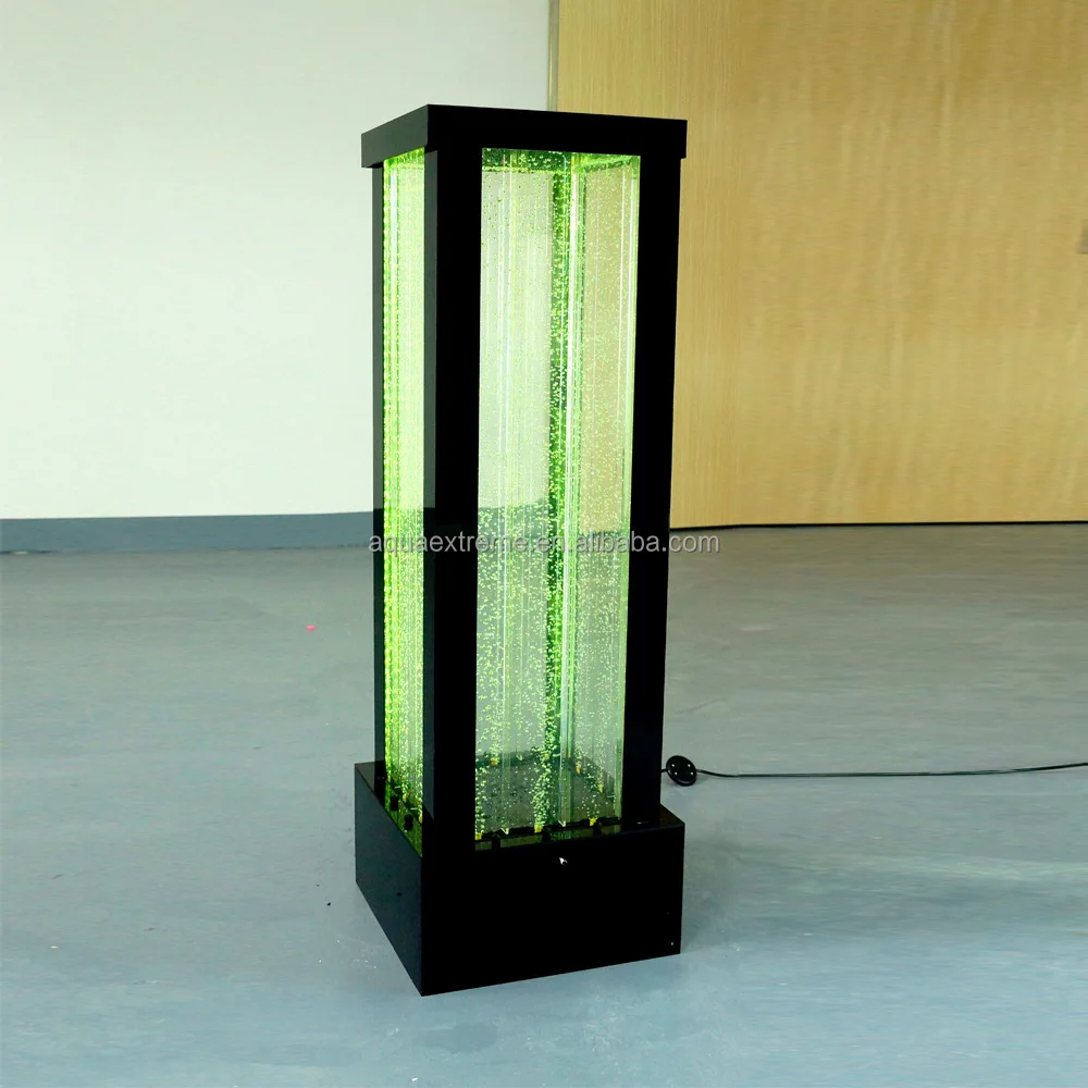 Home Decoration Water Bubble Panel Water Bubble Wall Divider Column LED Light Changing Color With Remote Controller