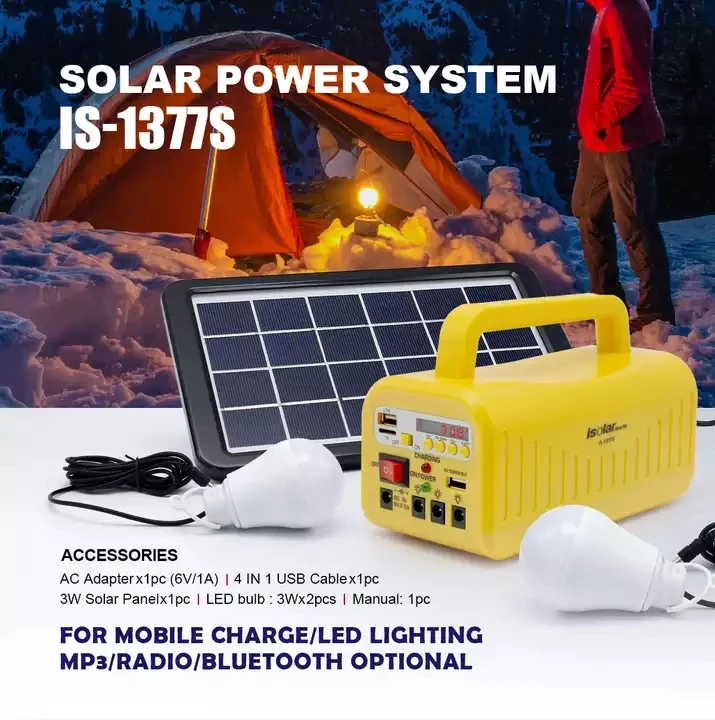 Portable Power Station 4V/8000MAH AC Portable Energy System with USB Power Bank PowerStation and speaker
