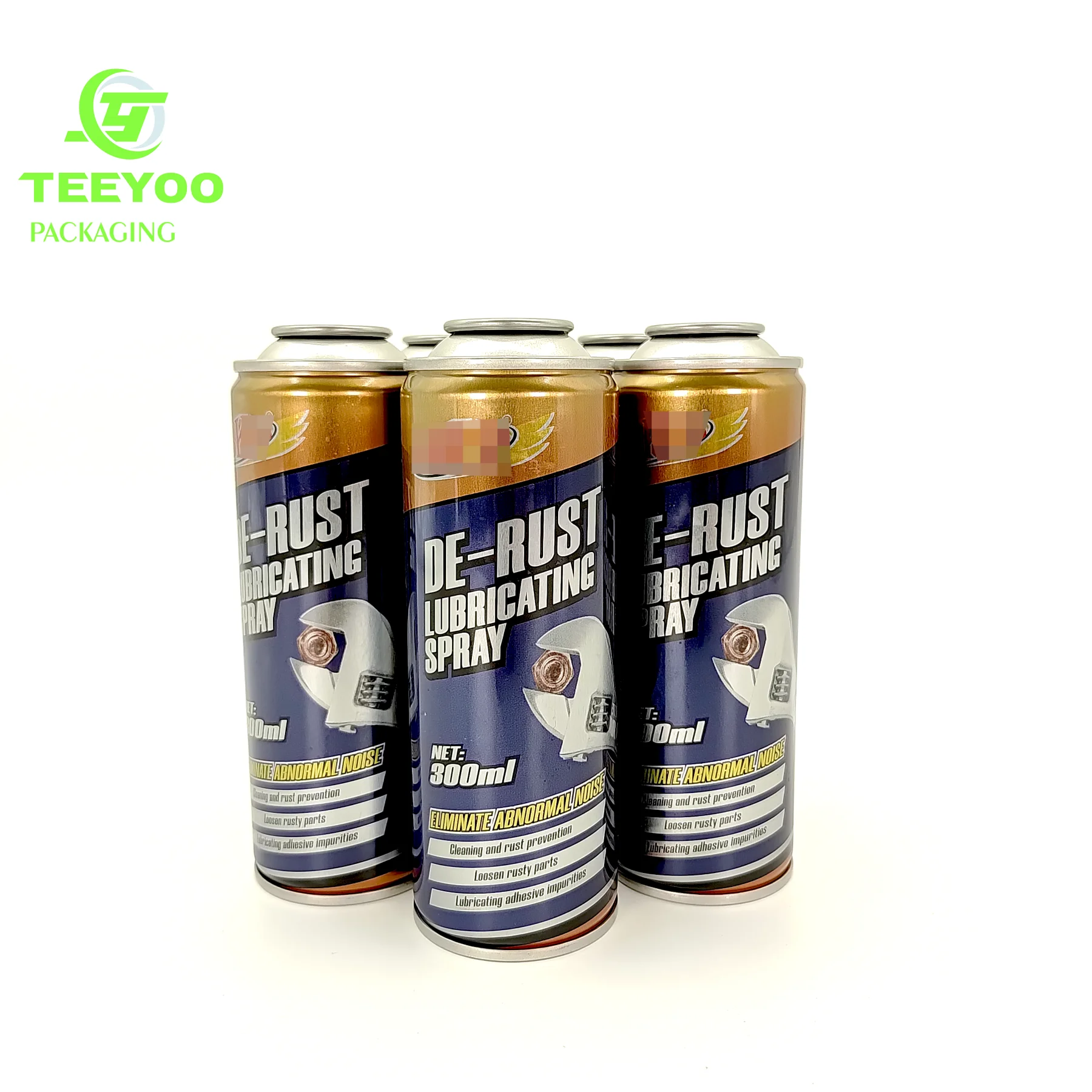 Custom Sized Metal Aerosol Can Empty Aerosol Spray Can with Screen Printing Volumes 20ml to 1000ml Tin Can Product Name