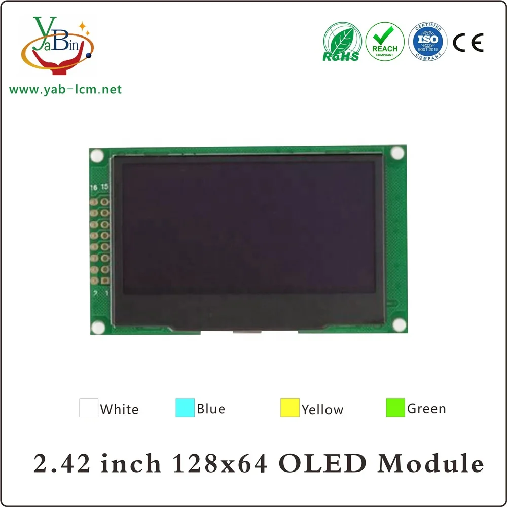 2.42 inch 128X64 Monochrome Oled Display Panel
