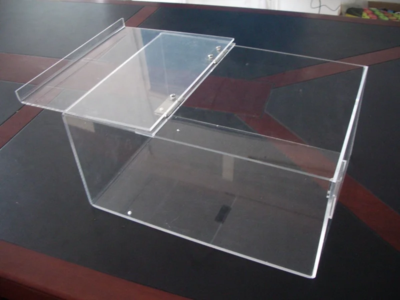 Hot sell  Transparent Acrylic Candy Box Display  showcase with Lid