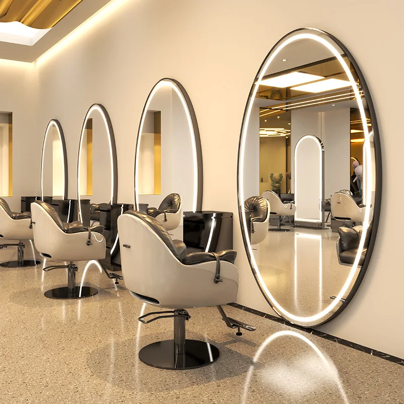 Hochey Безрамное Круглое настенное зеркало для ванной комнаты 24 дюйма скошенное полированное круглое