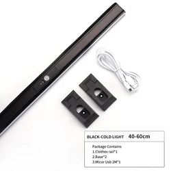 Furniture Closet Hanging Tube Clothes Wardrobe Hanger Rail Accessories Luxury Rectangular Aluminum And Support Hardware