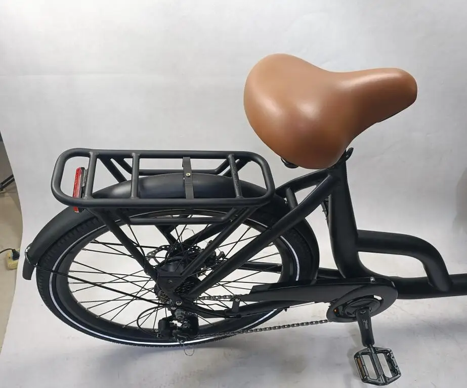 350W 36V 14AH electric pedicab 3 wheel electric bike tricycle with front wooden box