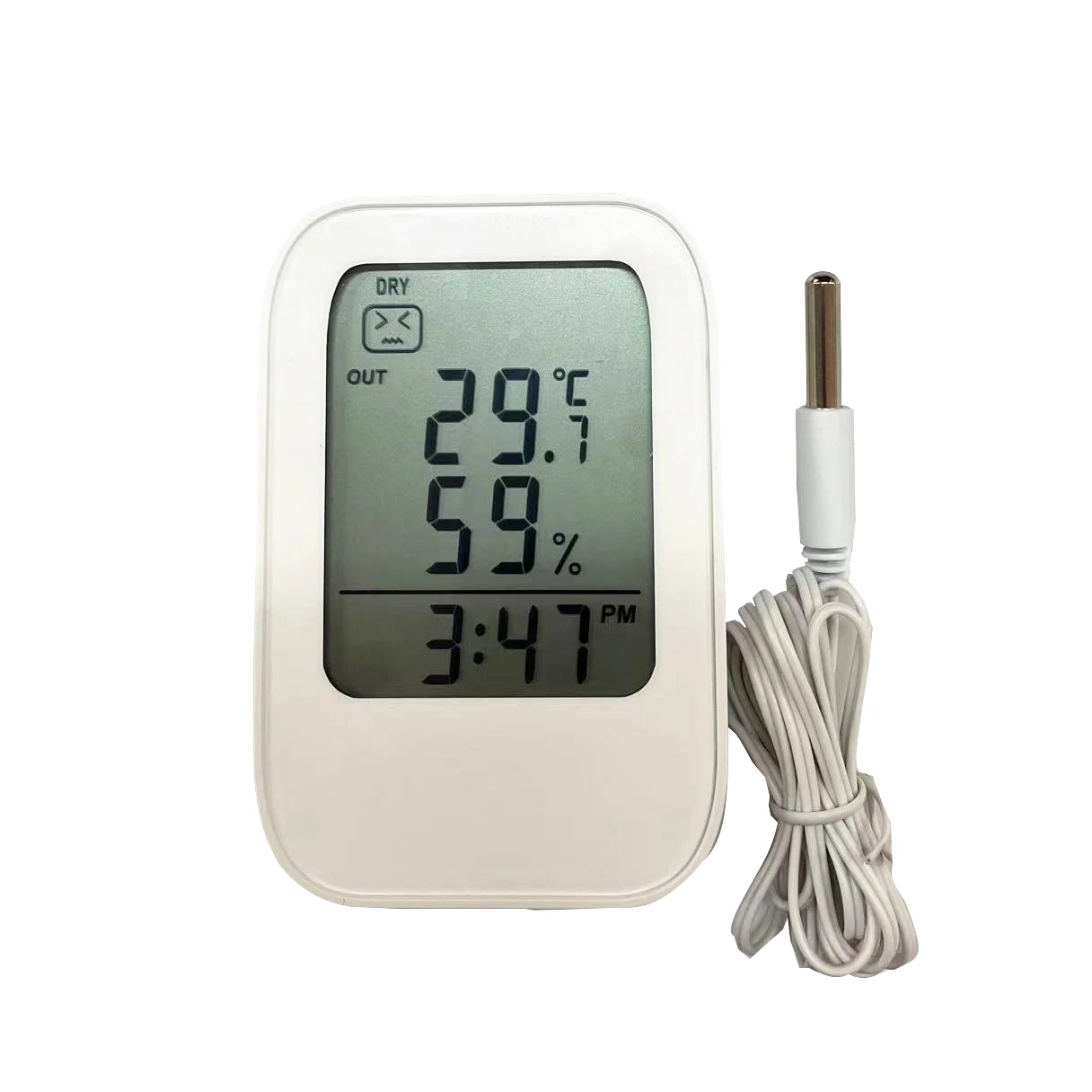 Цифровой термометр-гигрометр для помещений, профессиональный измеритель температуры и влажности в доме