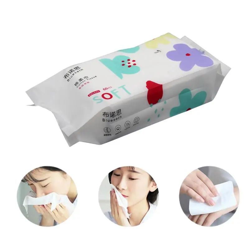 BCS 100% cotton make up remover wholesale disposable cotton face towels