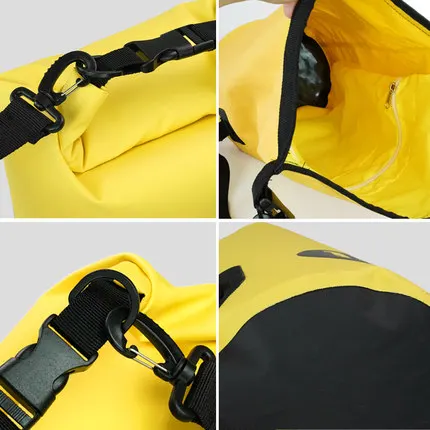 5L 10L 15L 20L Floating Boating Fishing Swimming Camping Hiking Products 500D PVC Waterproof Dry Bag 15L Water Bag