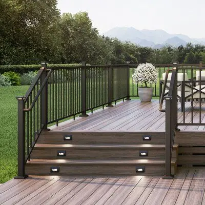CBMmart  Outdoor Balcony Easy assembly Aluminum Railing Deck Railing Handrail System