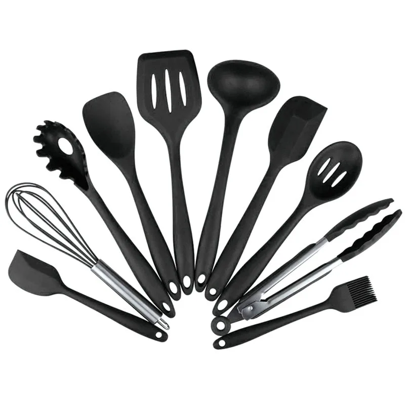 10 pcs Set cooking tools Silicone tools In Kitchen accessories Silicone Kitchen Utensil Set