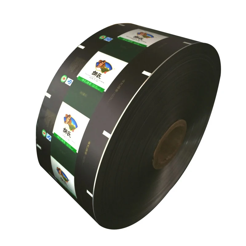 2023 New Arrival Custom Printed Small Food Packaging Roll Plastic Film For Ketchup Coffee Powder Ketchup Powder Tea Sachet Bag