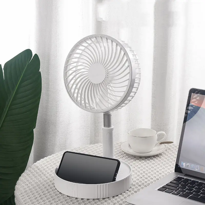 New style Foldable Standing Cooling Fan Portable Usb Handheld Stand Folding Pedestal Fan Convenient Table Fan