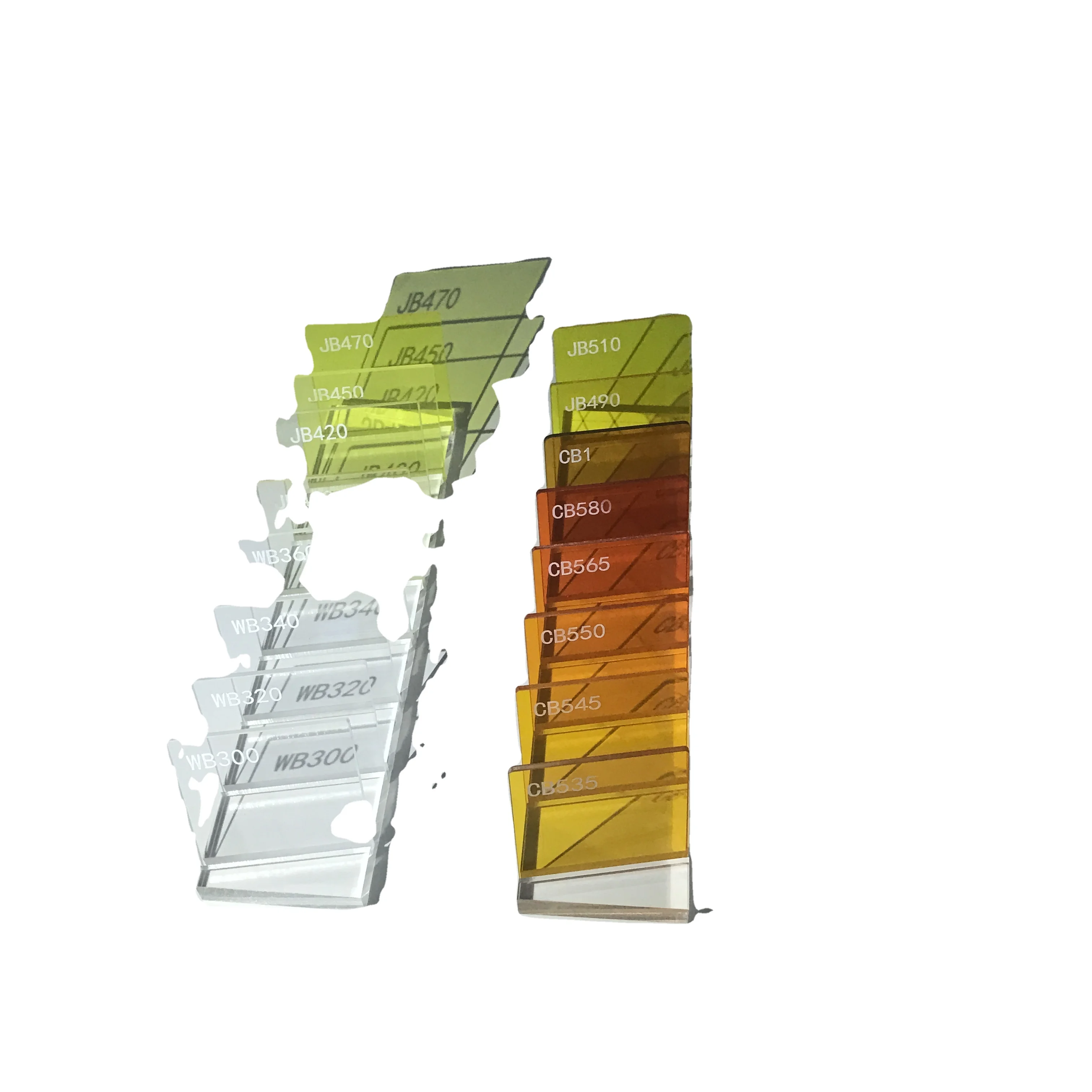 Factory Supplying 550Nm Long Pass Orange Glass Discs CB550 Optical Filter GG550