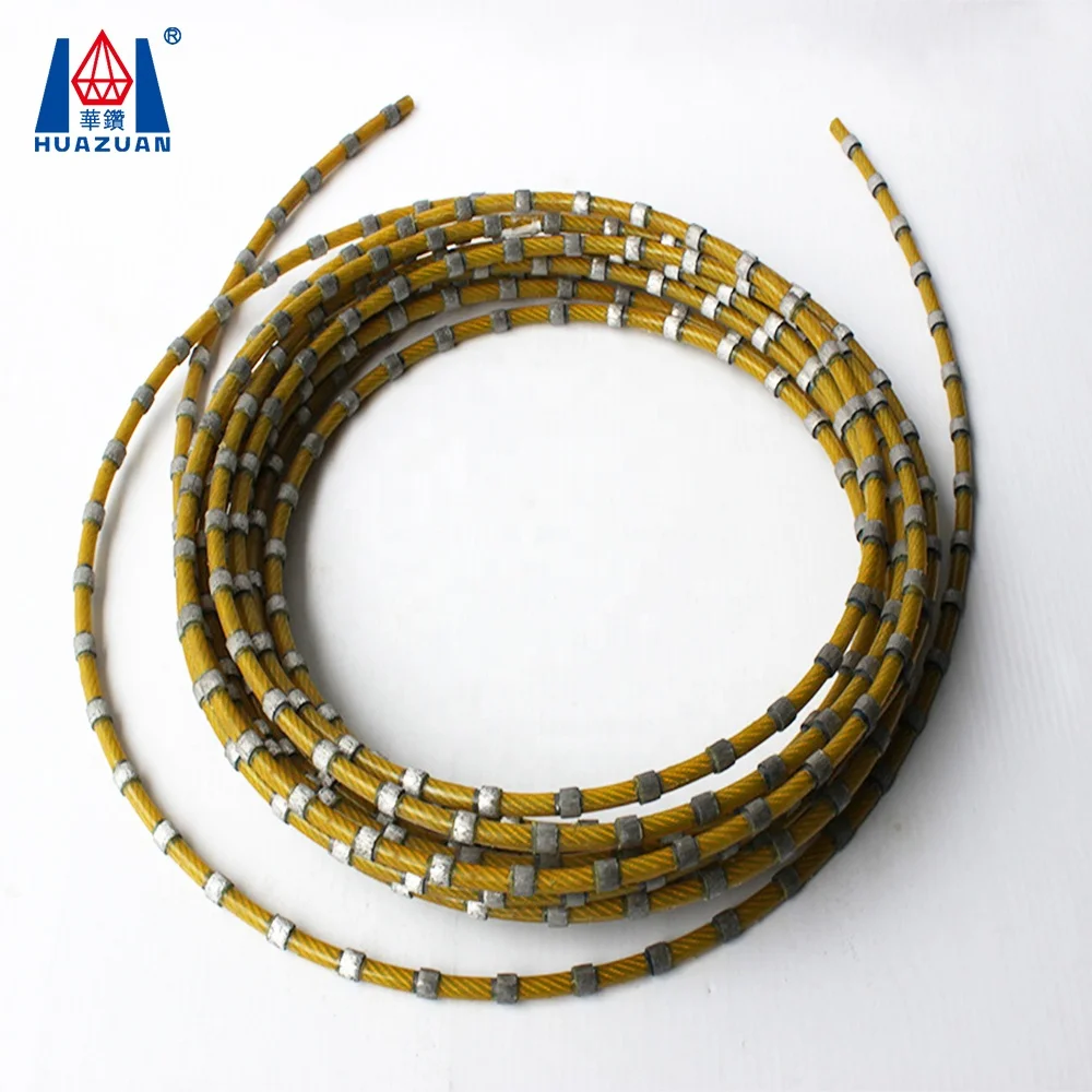 China Sintered Beads Diamond Wire Saw for marble cutting