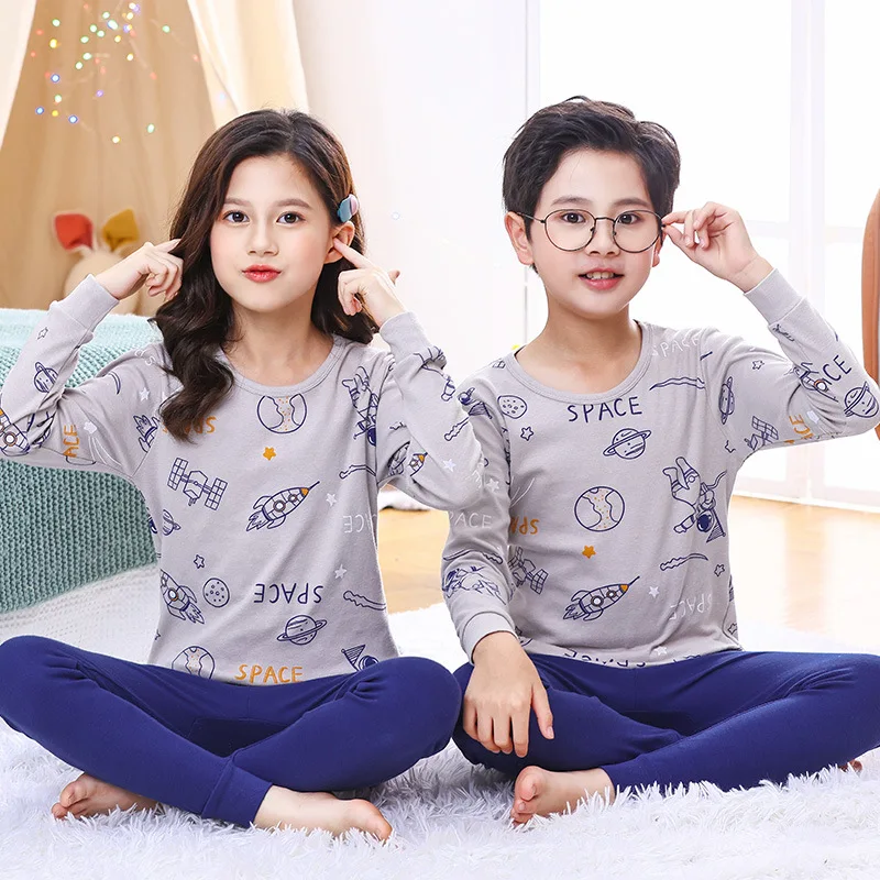 Love Princess Cotton Kids Girls Pyjamas Cute Children Pajamas Cartoon