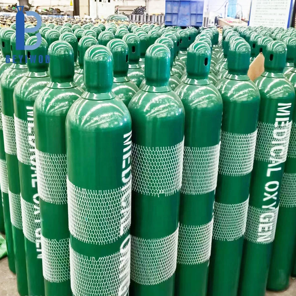 Industrial DOT UN ISO U.S.A standard 200 300 cubic foot Oxygen tank Argon Nitrogen gas cylinders with CGA540 CGA580 valve