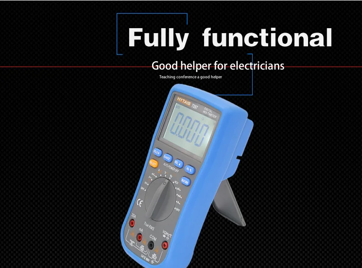 HYTAIS TS97 Digital Automatic Multimeter AC DC Ammeter Voltmeter True RMS Electrical Meter Resistance Electrician Tester Tool