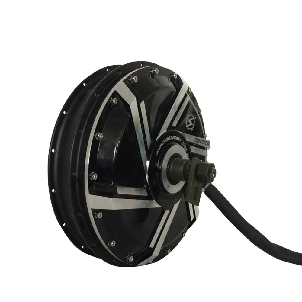 QS Motor 8000W 273 50H V3 72V Brushless DC Electric Bike Spoke Hub Motor for Electric Bike/E-motorcycle
