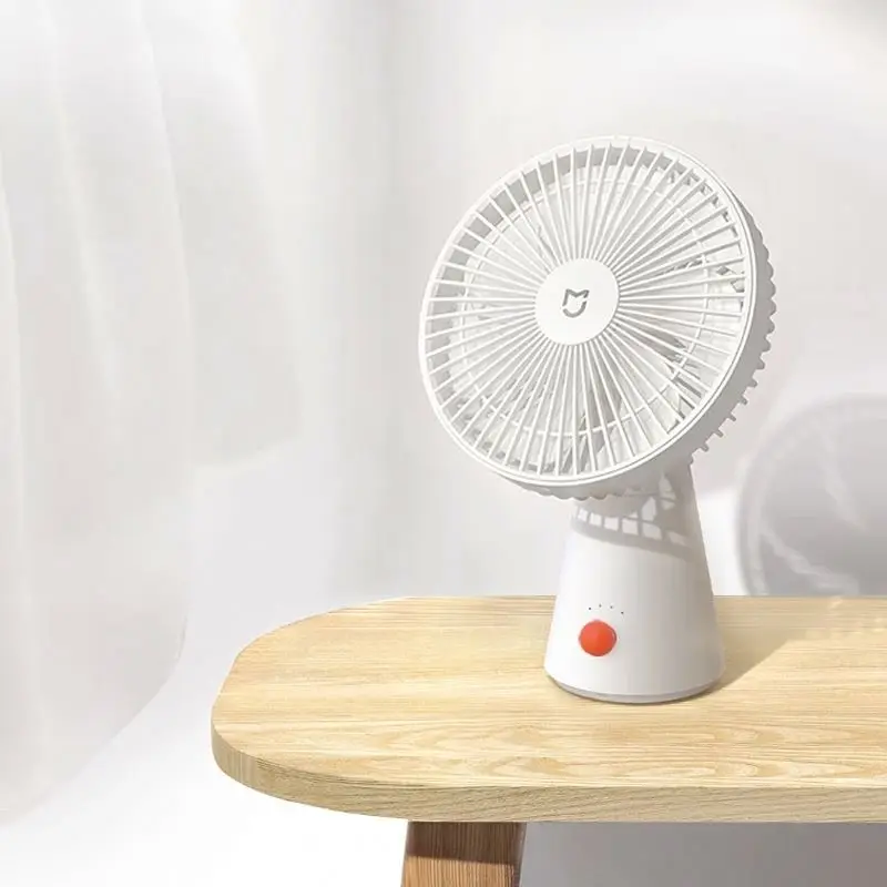 Original MI Hot Sale New Xiaomi Mijia Desktop Mobile Fan Usb Portable Adjustable Wind Speed Fan For Home Small Student Dormitory