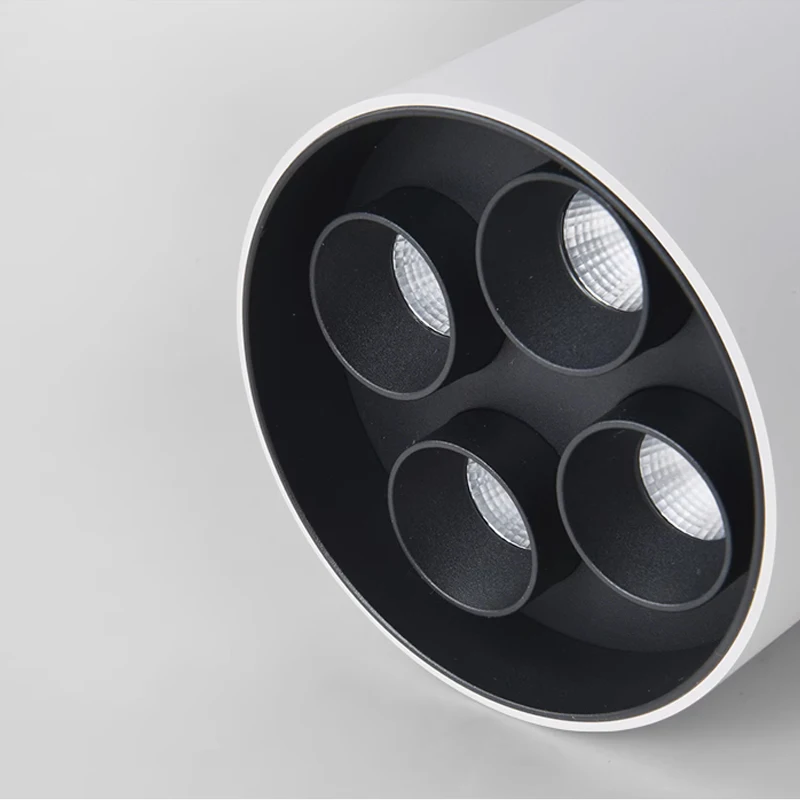 Home Decoration Luxury Lamps Spot Lighting Focus Light Embedded Anti Glare 3CCT RA90 3W 5W Round COB LED Spotlights for home