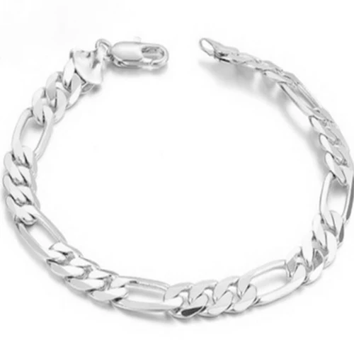 High Polished Surgical Steel Chain Medical Alert ID Bracelets for Women and Men