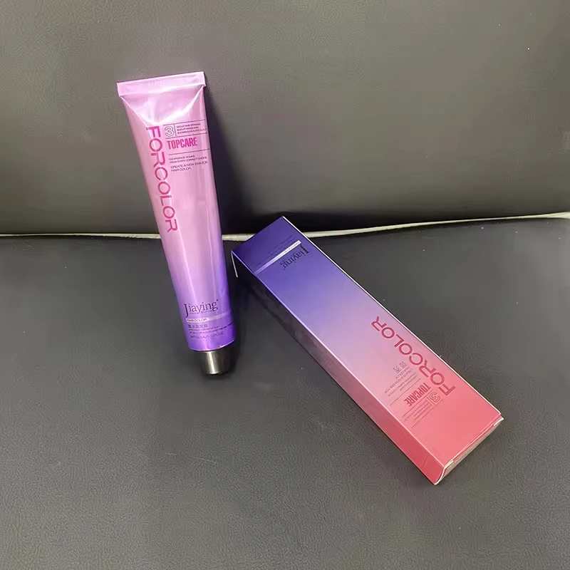 OEM/ODM hair color Manufacturer Rose Gold Low Ammonia Hair Dye LINGXIU Color Lady