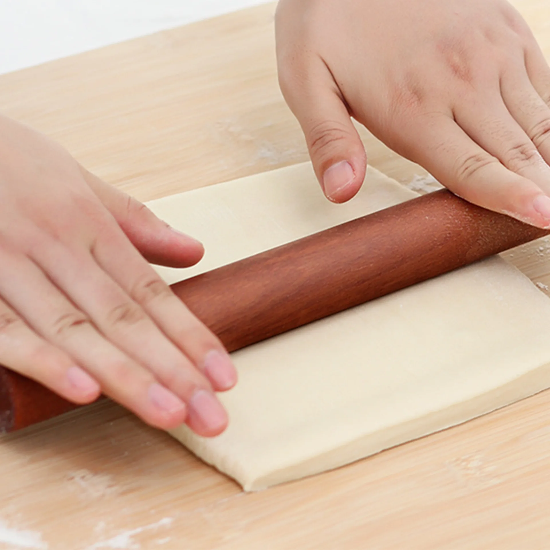 TAOTAOJU Embossed Baking Ebony Wood Kitchen Supplies Pastry Sticks High Quality Wooden Wholesale Rolling Pin