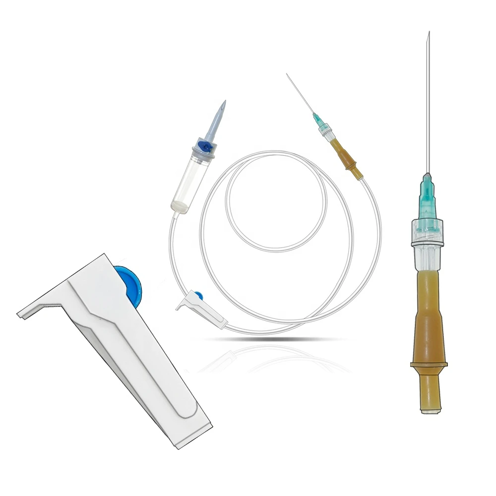 Medical devices China wholesale Disposable Iv Infusion Set With Flow Regulator Production Line Manufacturer scalp vein infusion