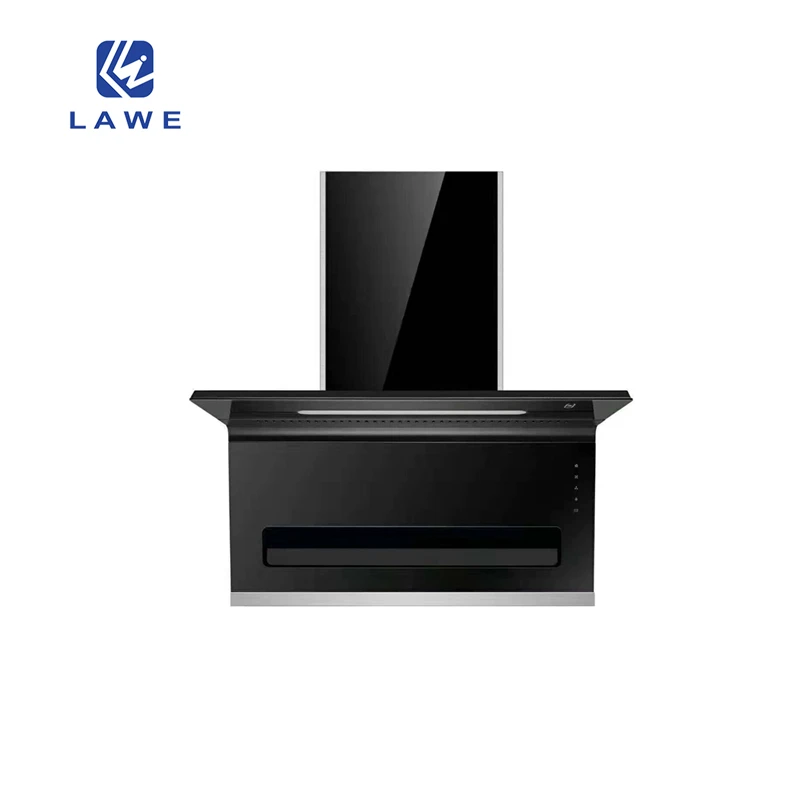 Wholesale Competitive price side  range hood kitchen 7 shaped range hood automatic cleaning range hood