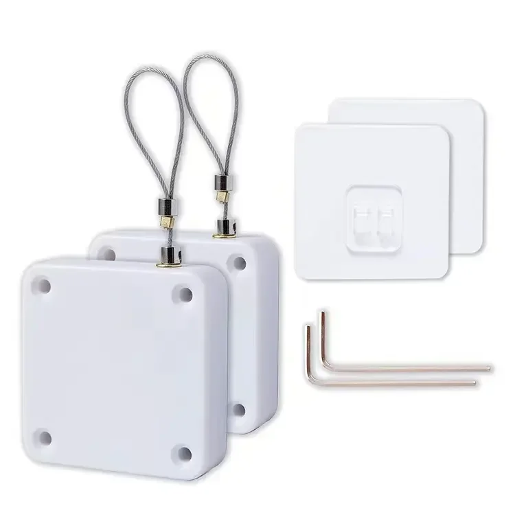 2024 Hot Sale Punch-free Simple Automatic Silent Sensor Door Closer Auto Door Closer Hardware Accessories