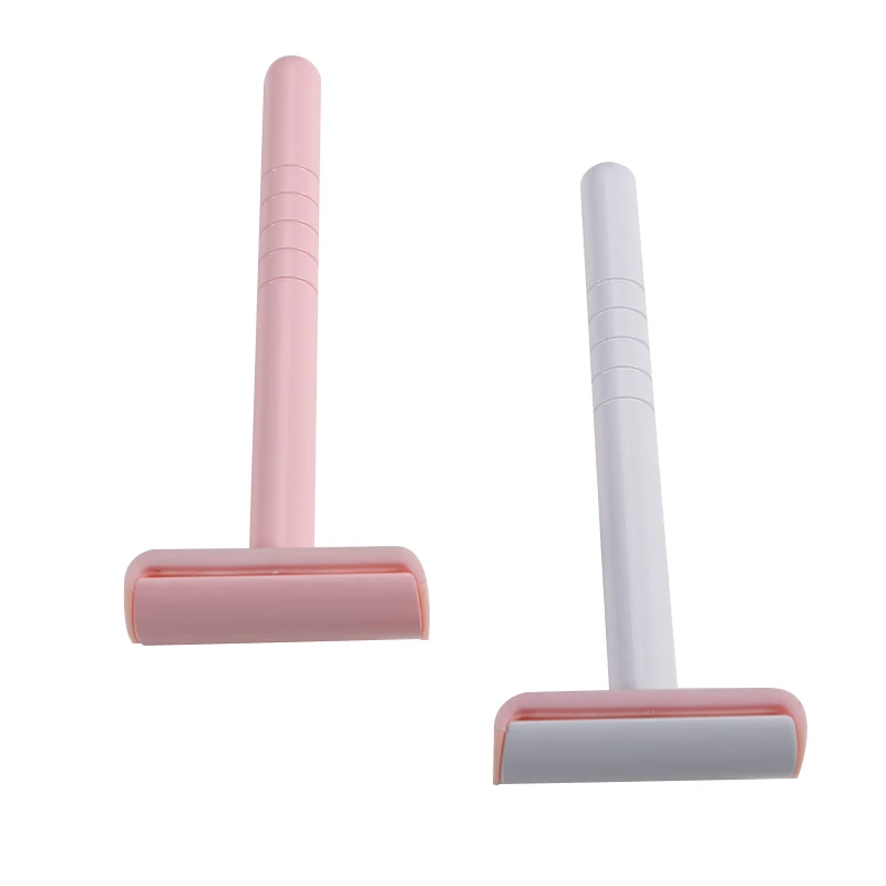 Double Size Edge Shaving Razor Stainless Steel With Metal Handle Razors For Woman