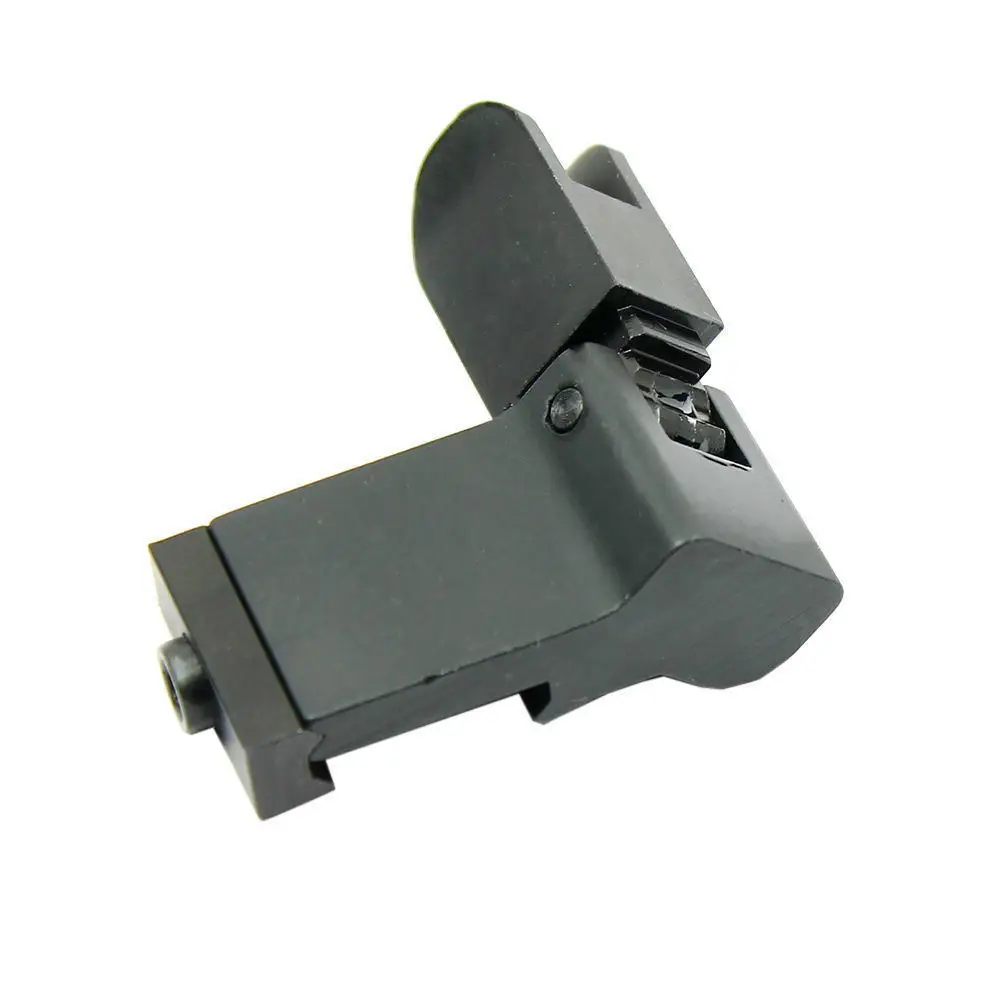 Tactical Aluminum Alloy 45 Degree Offset Rapid Transition BUIS Backup Front Rear Iron Sight For 20mm Picatinny/Weaver