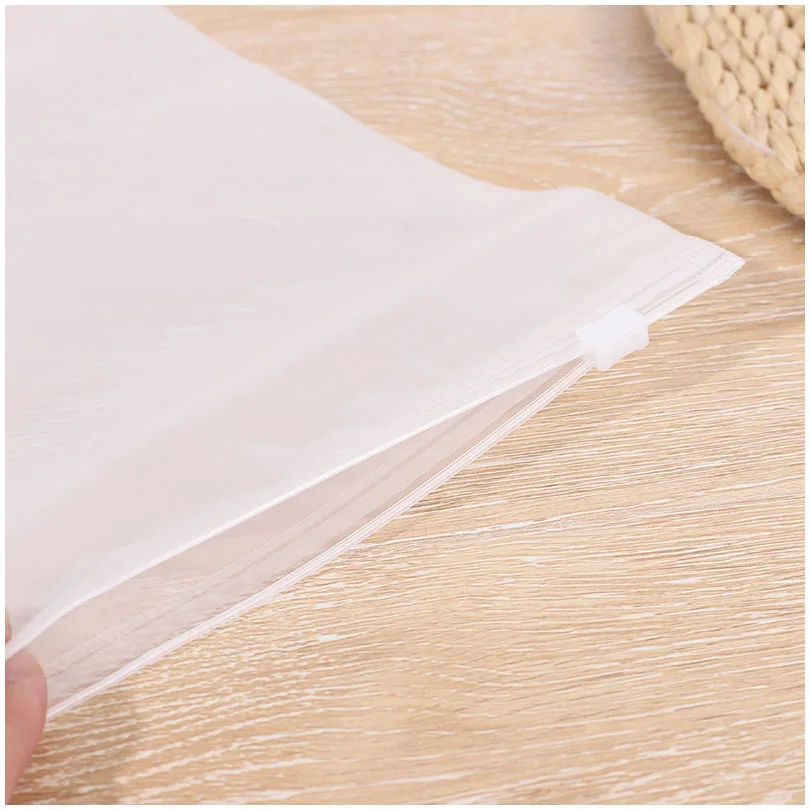 New Recyclable Package Friendly Custom Design Recyclable Zipper Resealable Packaging Plastic PE Zip Lock Bag