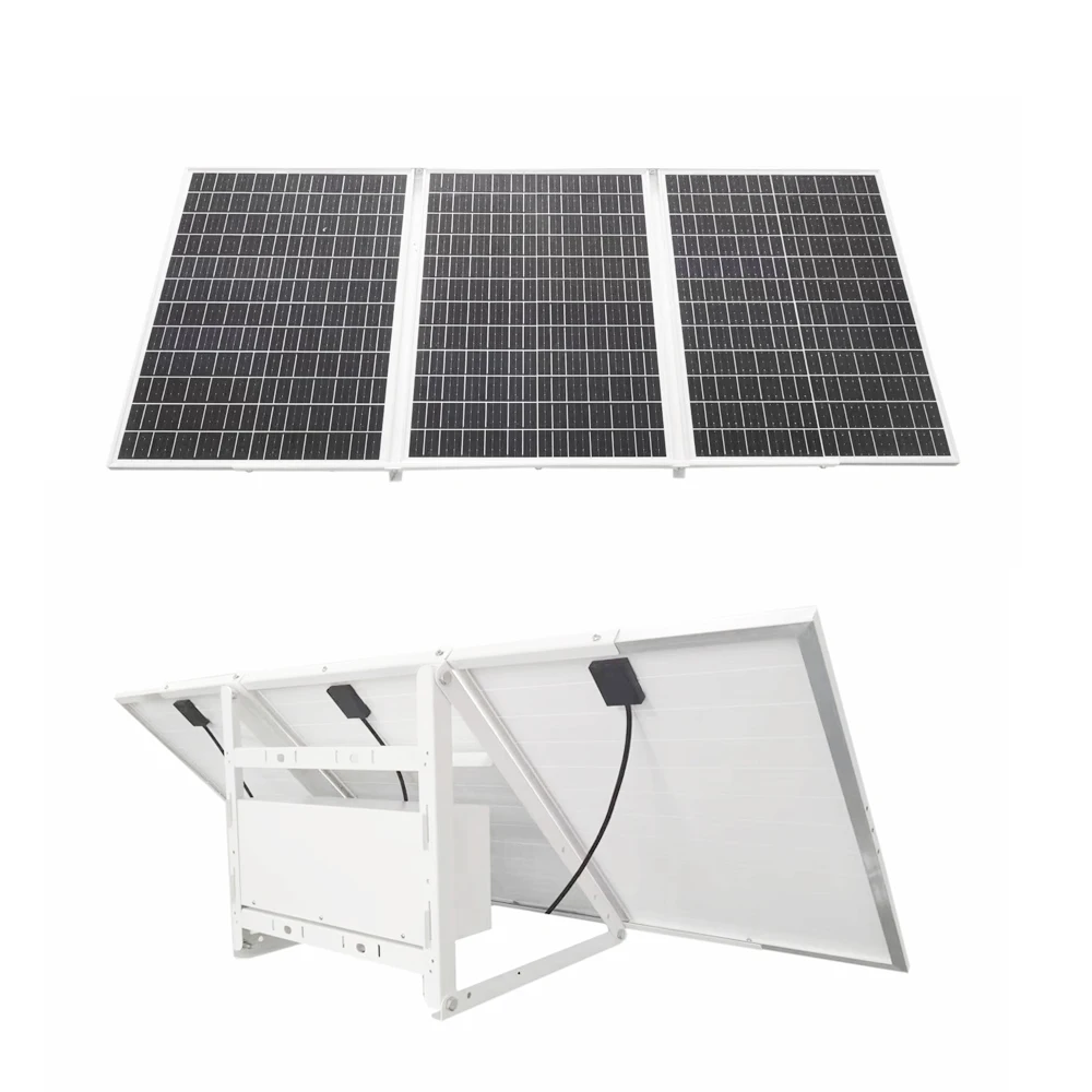 Большая панель 120 Вт большая батарея 60AH 666WH DC12V gsm 4g sim ptz комплект безопасности энергетическая Солнечная Беспроводная камера с перезаряжаемой сигнализацией