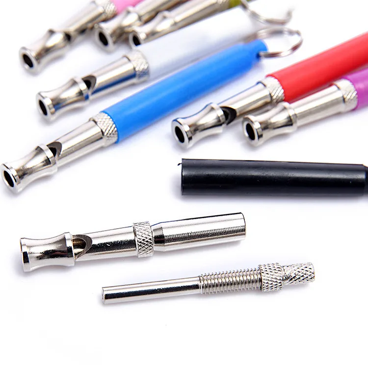 
Adjustable Pitch Ultrasonic Training Tool Bark Control Recall Stop Barking Professional Dog Whistle 