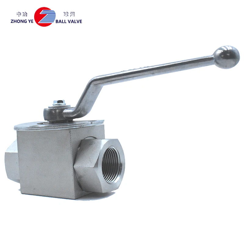 Chinese factory  sale selling  female thread  ball valve galvanized carbon steel  BKH-NPT1 hydraulic ball valve