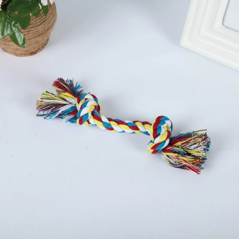 Large Dog Chew Toys for Aggressive Chewers 18cm 21cm 23cm 26cm  double molar tooth cleaning tooth rope