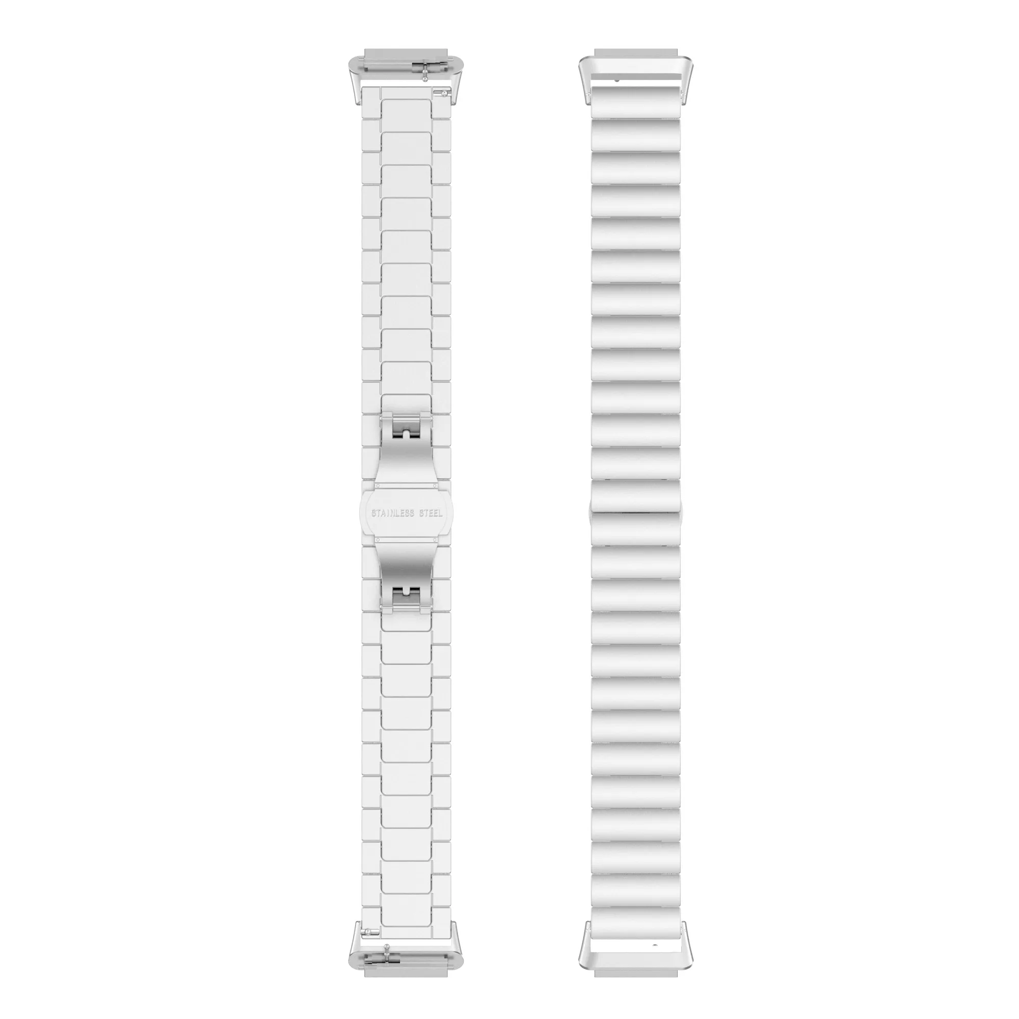 Роскошный металлический ремешок из нержавеющей стали для Huawei Band 7 6 pro One Link браслет смарт-часов