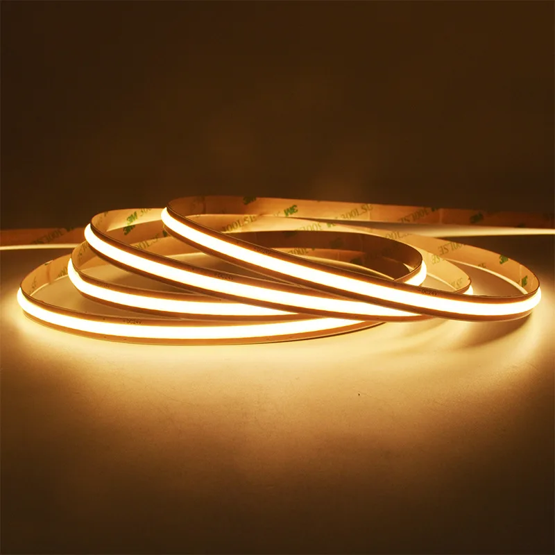 Free cut 528 lamp 8mm free cut low pressure full spectrum indoor high display finger COB lamp strip