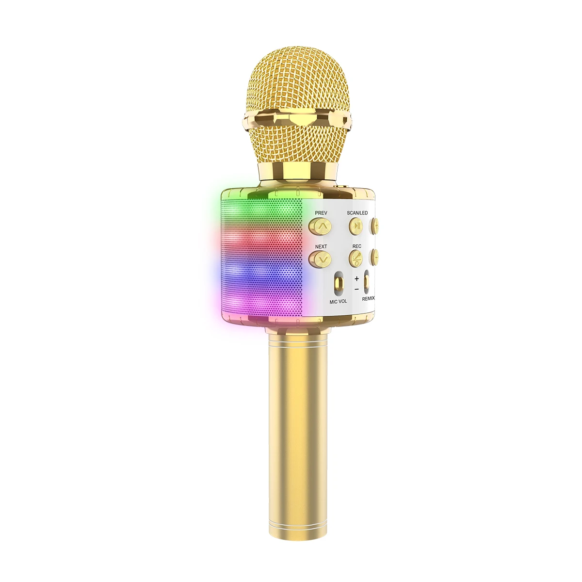 Караоке Led мигающий свет Bing микрофон 858 KTV