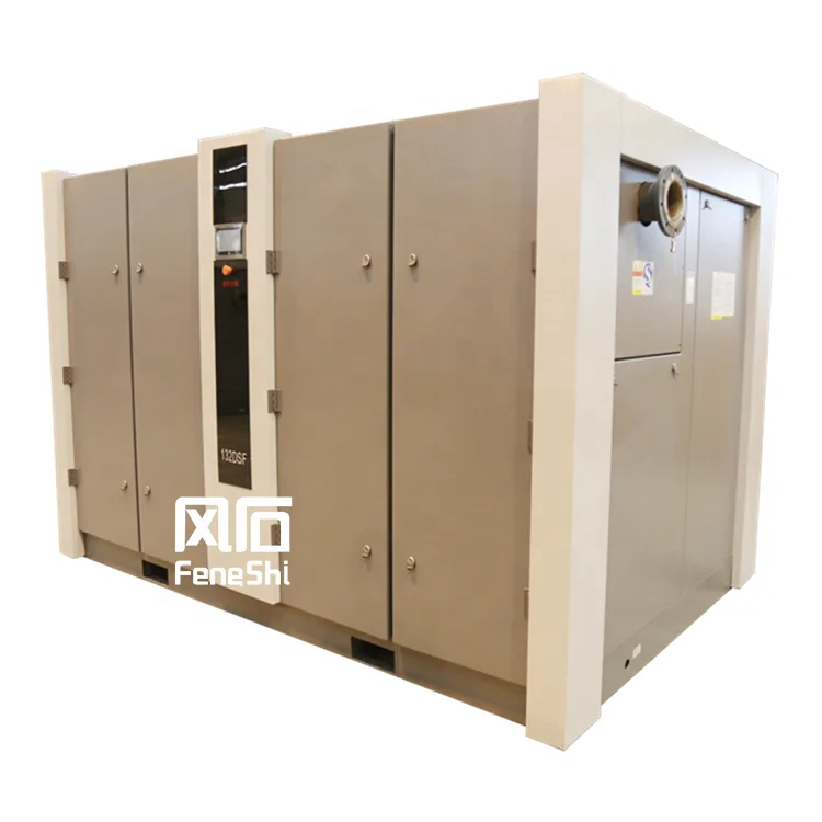 
185 kw 250 HP Low Noise AC Direct Driven 1000 CFM Air Compressor 250hp Frequency Conversion Rotary Screw Compressor 