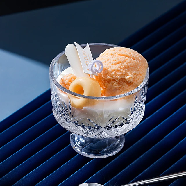 Популярные 8*8*9 см прозрачные стеклянные еды пчелиный воск апельсин фрукты персональная Подарочная коробка ароматические свечи оптом