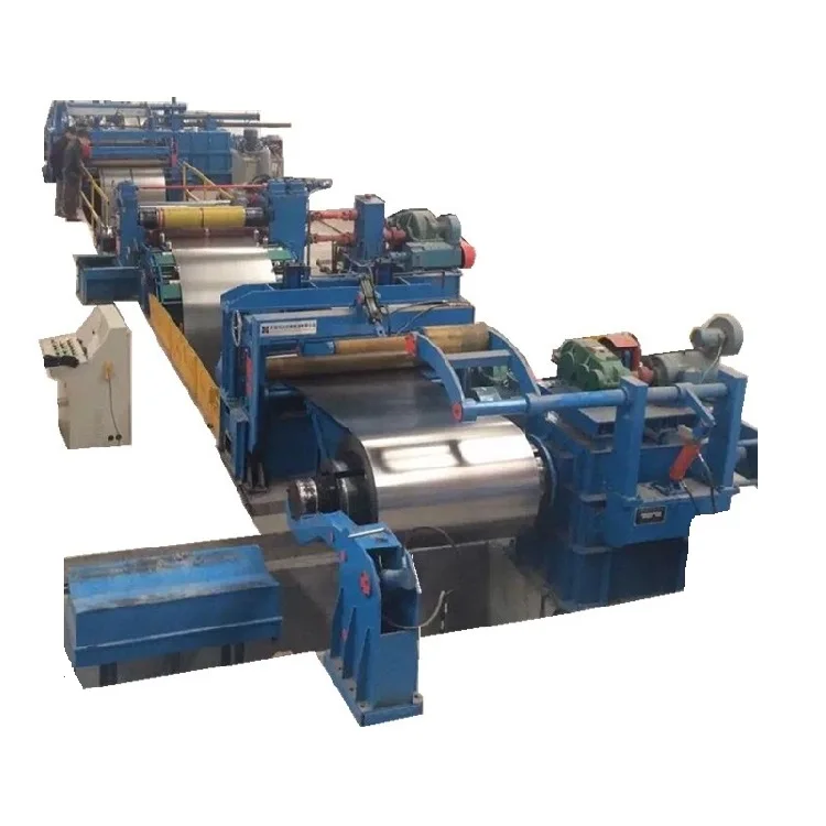 Carbon steel coil slitter and uncoiler machine