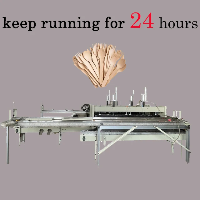 GLC smart fully automatic wood spoon machine eco friendly  wooden tableware production line