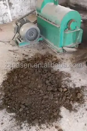 Organic Fertilizer Crusher 1-15t/h Capacity Chicken Manure Fertilizer Chain Crusher Machine