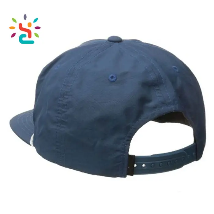 Blank Polyester Nylon Rope Hat 5 Panel Gorra Unstructure Snapback Hat Wholesale Custom Rope Hats Cap Embroidery With String Rope