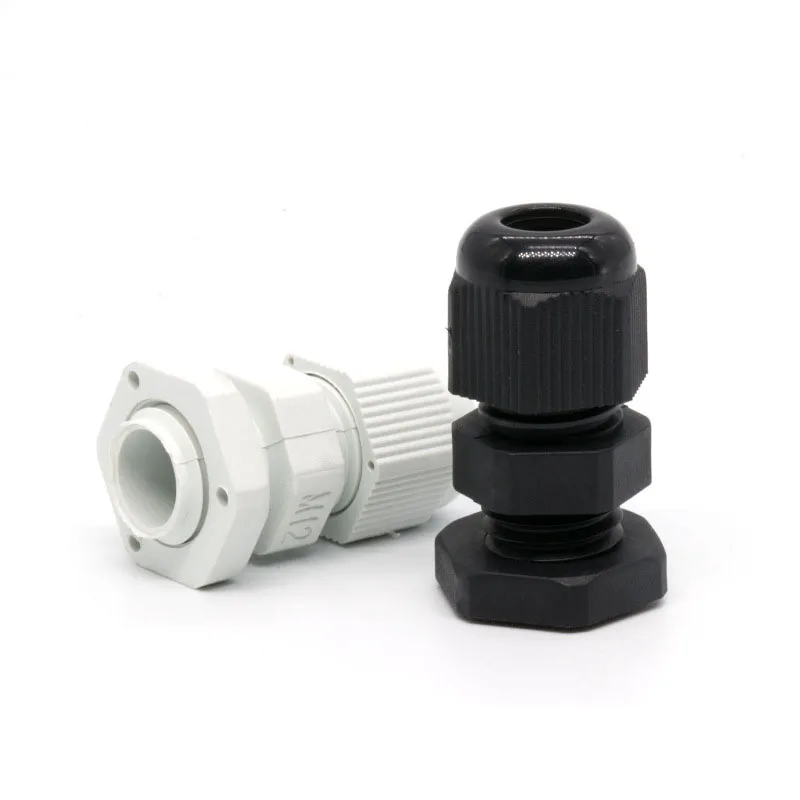 High quality IP68 waterproof glands PG11 plastic cable glands for fixture threading fixture fastening