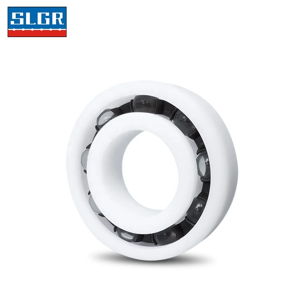 SLGR-BRAH011 6204 Plastic Nylon Bearing PA6 POM Deep Groove Ball Bearing Good Wear Resistance