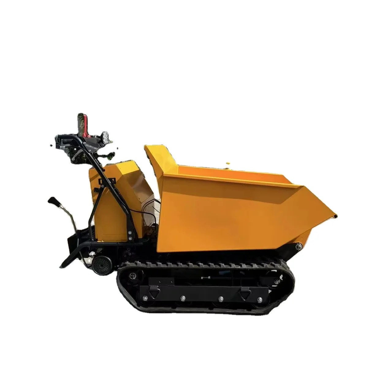 Electric tracked hydraulic diesel engine mini dumper 500kg gearbox