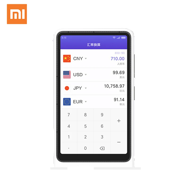 
Xiaomi Mijia Translator AI Voice Translate Touch Screen 4G/WiFi/SIM 8MP Camera Photo Tranlation Multi Language Leaning Machine 