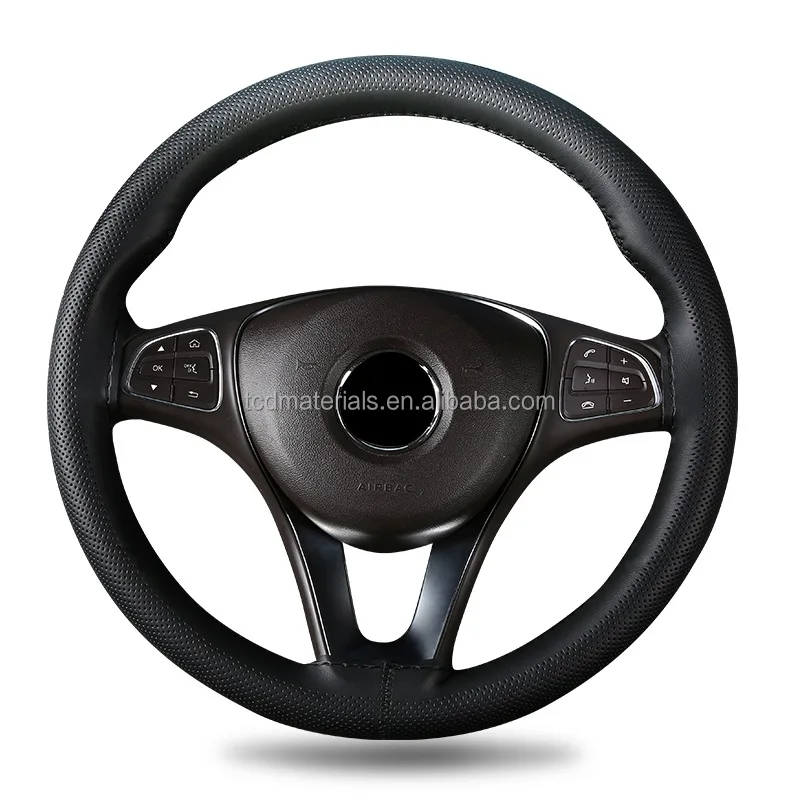 Factory Custom Fiber Car Steering Wheel Covers Price Cheap Of Car Steering Wheel Covers